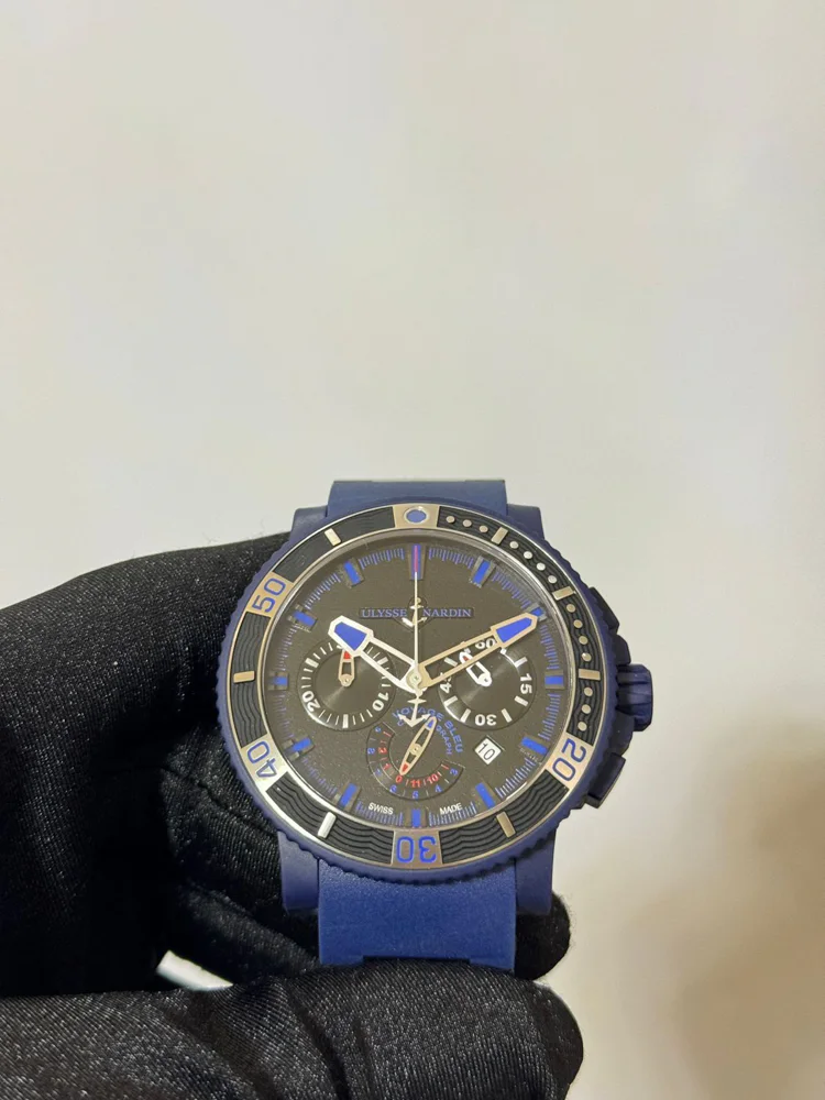 Ulysse Nardin Maxi Marine Diver Voyage Bleu Chronograph